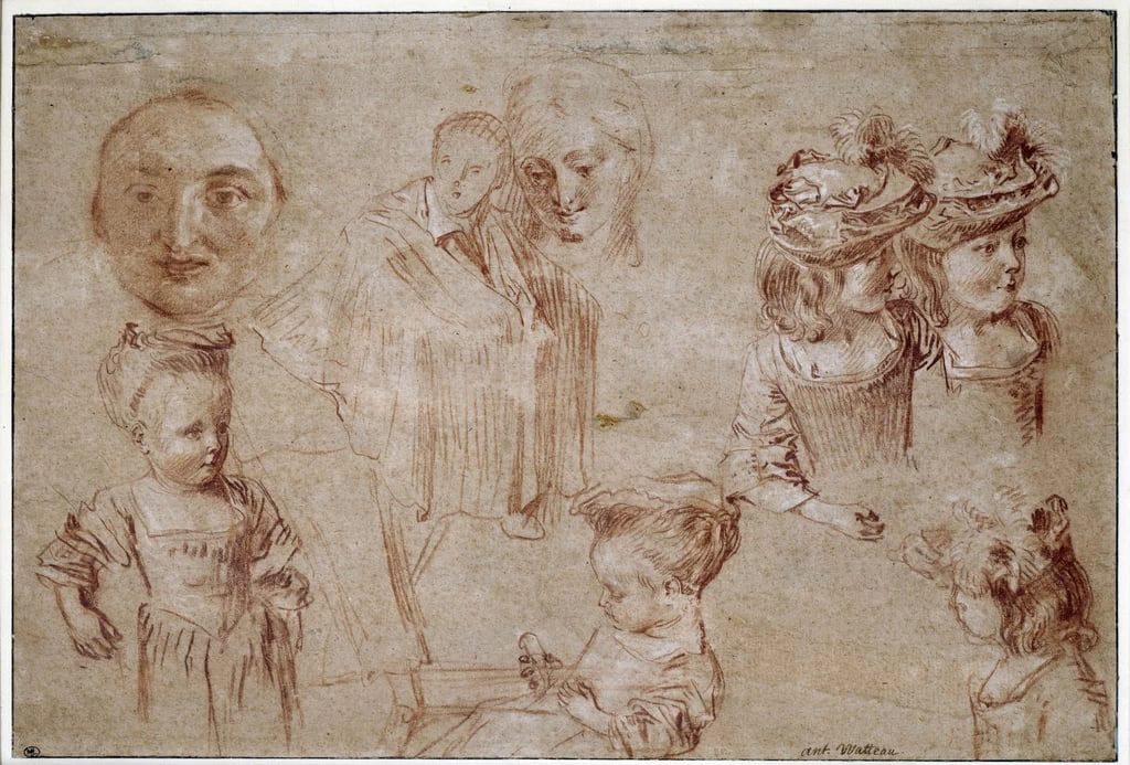 Studio di teste - Louvre, Parigi